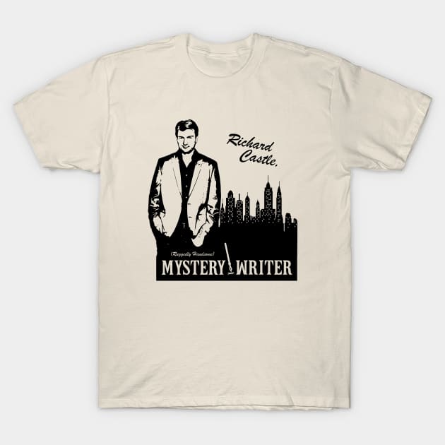 Richard Castle, Mystery Writer T-Shirt by LimitLyss